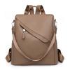 Outdoor Travel Bag PU Women's Large Capacity Backpack Multifunctional Shoulder Bag
