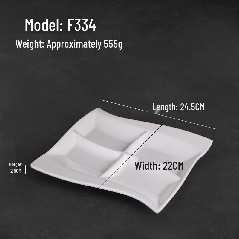 Commercial Melamine Divided Sauce Dish