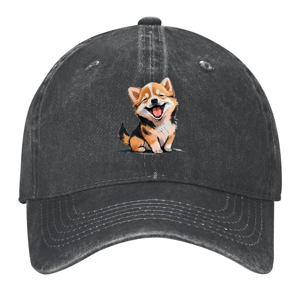 2026 CUTE DOG Laughing Baseball Cap Golf Hat Fishing Cap Hip Hop Trucker Cap Boy Women's