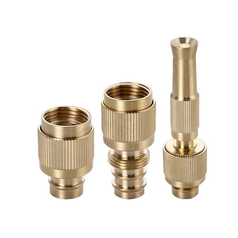 All-Copper Adjustable High-Pressure Spray Gun for Car Wash, Watering, and Floor Cleaning.