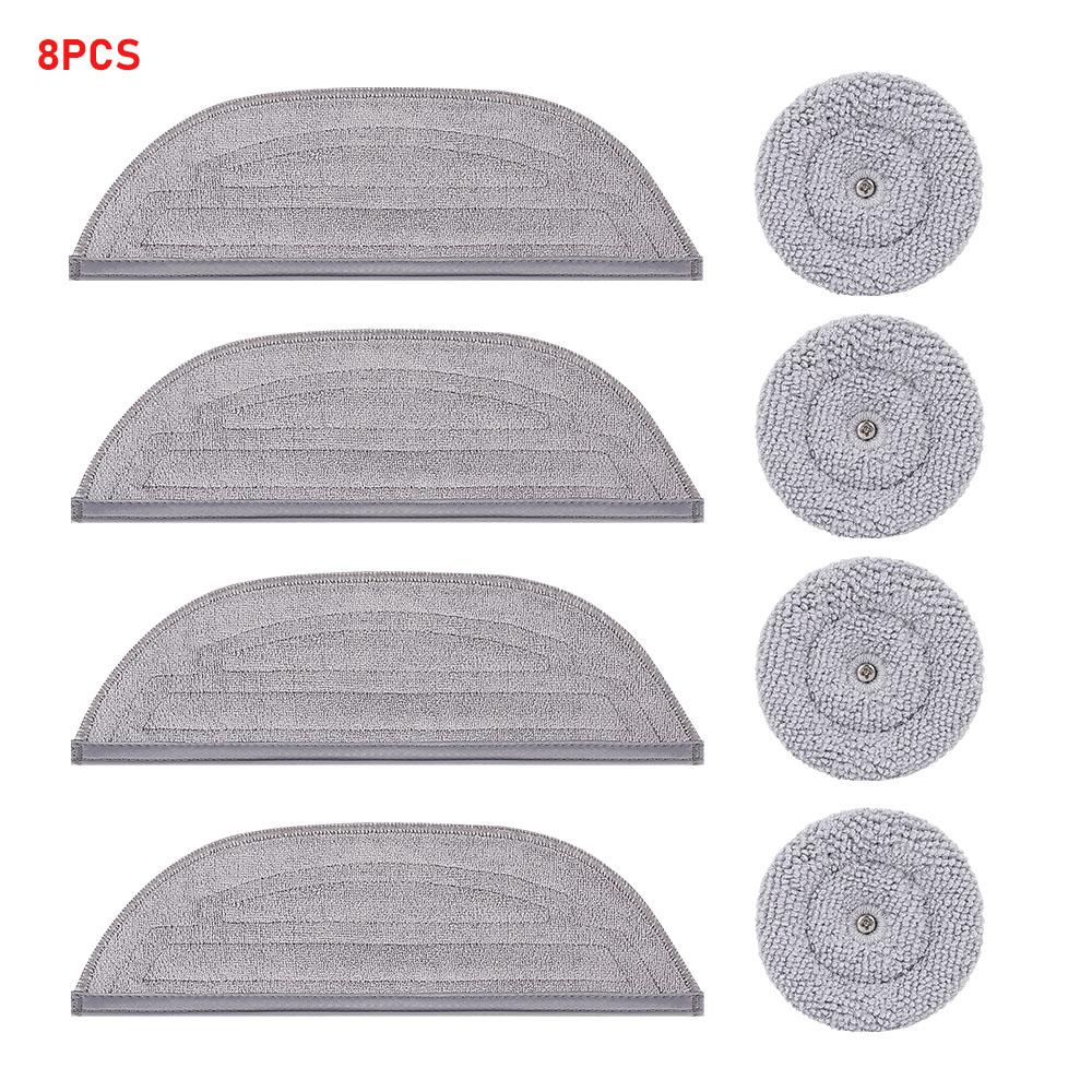 Mop Cloth For Roborock S8 MaxV Ultra S8 Max Ultra G20S Antibacterial Shock Mop Cloth Round Rag Robot Vacuum Cleaner Accessories