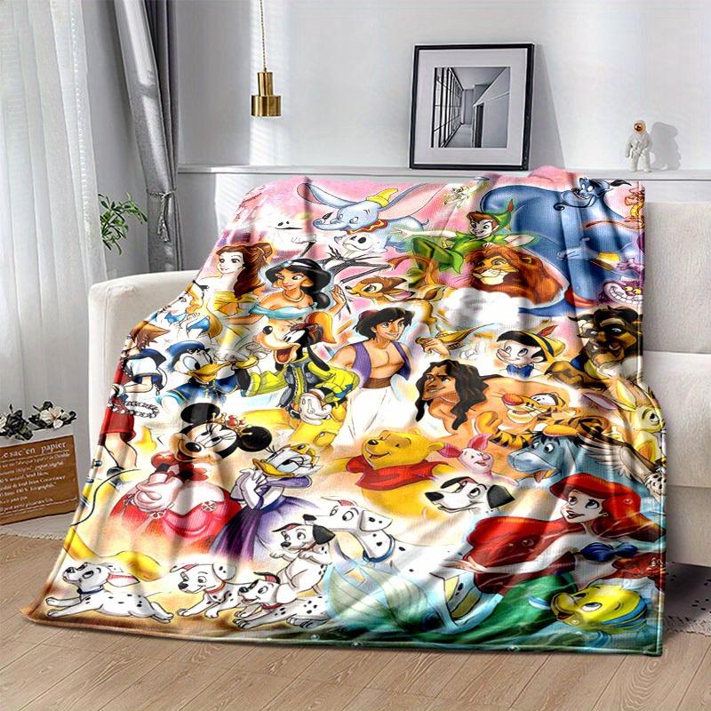 

1pc, Disney Characters Home Decorative Blanket: A Perfect Gift for Bedroom, Living Room, Travel, Camping, Car 80x120cm