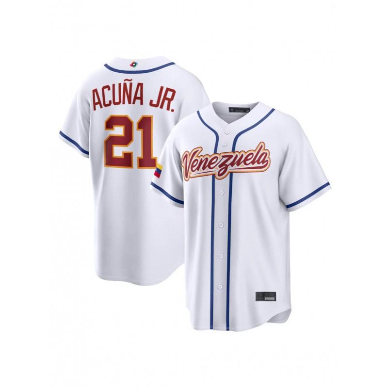 2026 WBC Venezuela Baseball Team Embroidered Short Sleeve Tee Unisex Sport Fan Apparel Winter Wear