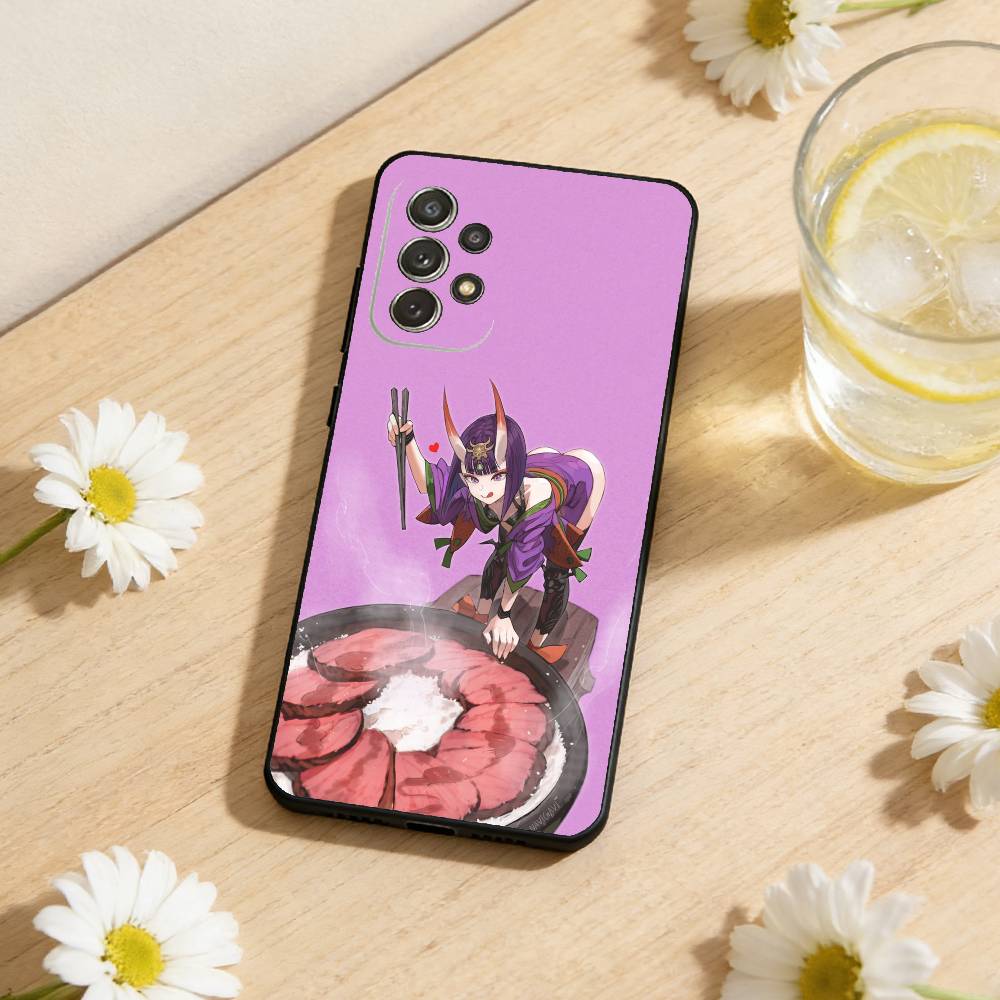 Fate Shuten Douji Phone Case For Samsung S26,S25,S24,S21,S22,S23,S30,Ultra,S20,Plus,Soft Black Shell