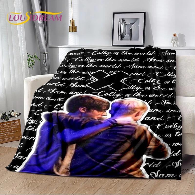 3D Sam and Colby XPLR Boys Soft Flannel Blanket for Bed Bedroom Sofa Picnic,Throw Blanket for Cover Outdoors Leisure Gift Kids