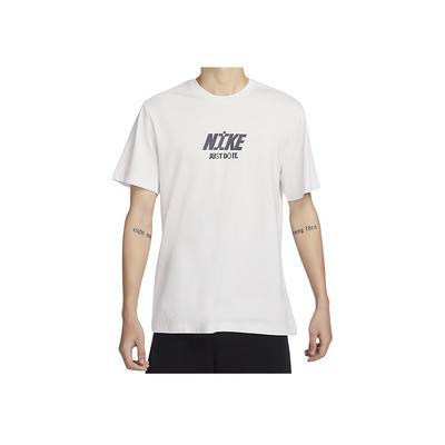 Rundhals-Pullover Bequemes Kurzarm-Atmungsaktives T-Shirt Herren-Tops Weiß FV3766-094