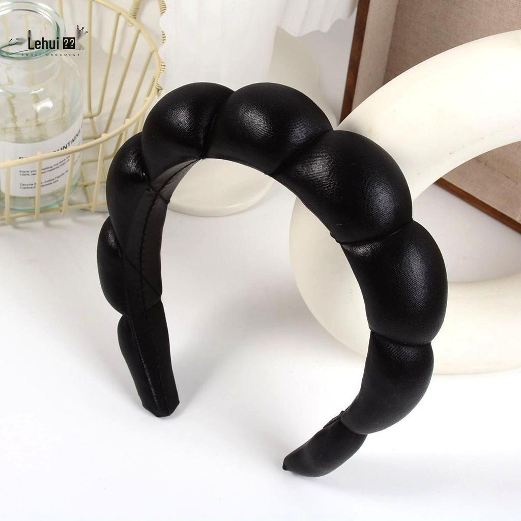 Gold Velvet Spa Headband & Wristband Set for Face Washing & Makeup