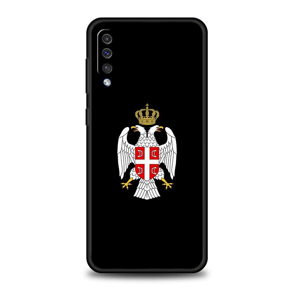 Serbia Flag Phone Case For Samsung Galaxy A12 A14 A32 A50 A70 A20E A20S A10 A10S A22 A30 A40 A34 A54 A42 A52 5G A02S A04s Cover