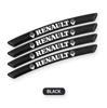 4pcs metal Car Wheel Hub Decoration Stickers For Renault Megane 1 Scenic Logan Laguna Espace Symbol Clio 4 RS Dacia ZOE Koleos PP25