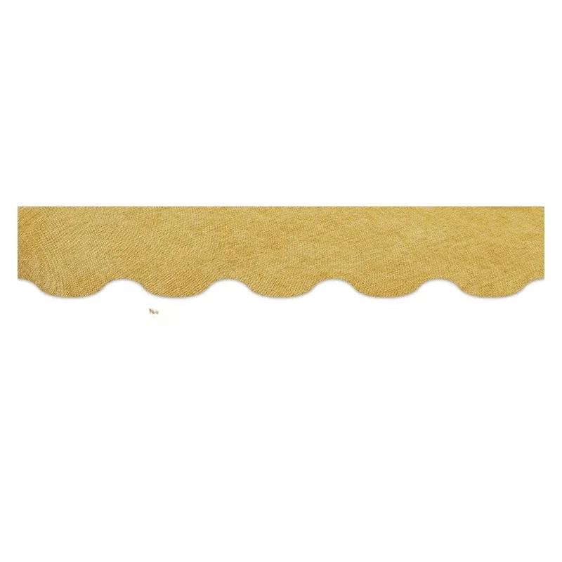 Chenille Window Valance Self-adhesive DIY Curtain Custom Size Roman Valance Curtain Swags Decorative Cloth Strip Top Shading