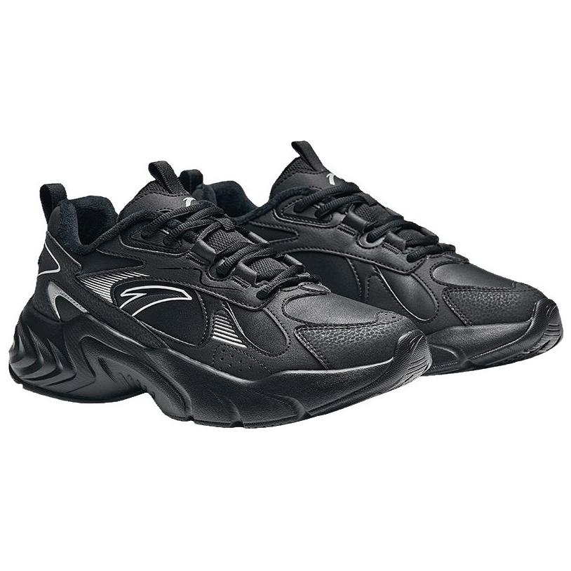 Anta Men Trendy Casual Dad Shoes All Black 912435516-6