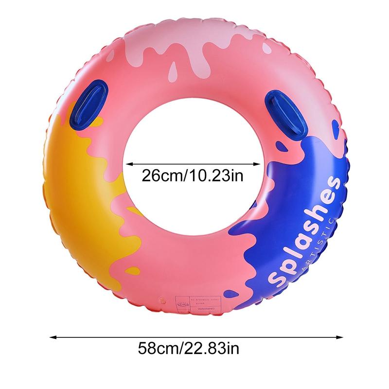 Kids Donut Swimming Ring Inflatable Pool Float for 5-9 Years Old  Boy and Girl Water Play Swimming Pool Toys Swimming Circle