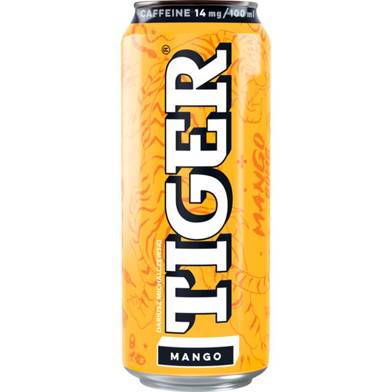Tiger Carbonated fruit drink mango 500
