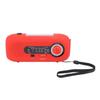 Solar-Wetterradio mit 1W 5-LED-Taschenlampe (3 Helligkeitsstufen), 4 Lichtmodi, SOS, Kurbelbetrieb, Typ-C-Aufladung, 2000mAh Akku, Notfall-Wetterradio