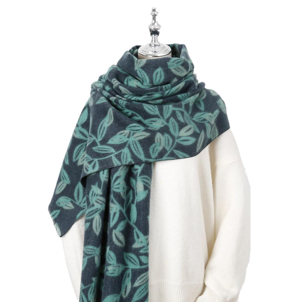 2024 Toamna/Iarna Nou Imprimat Cașmir Ca Eșarfă Lungă Eșarfă Femei Călduț șal Îngroșat cu catifea