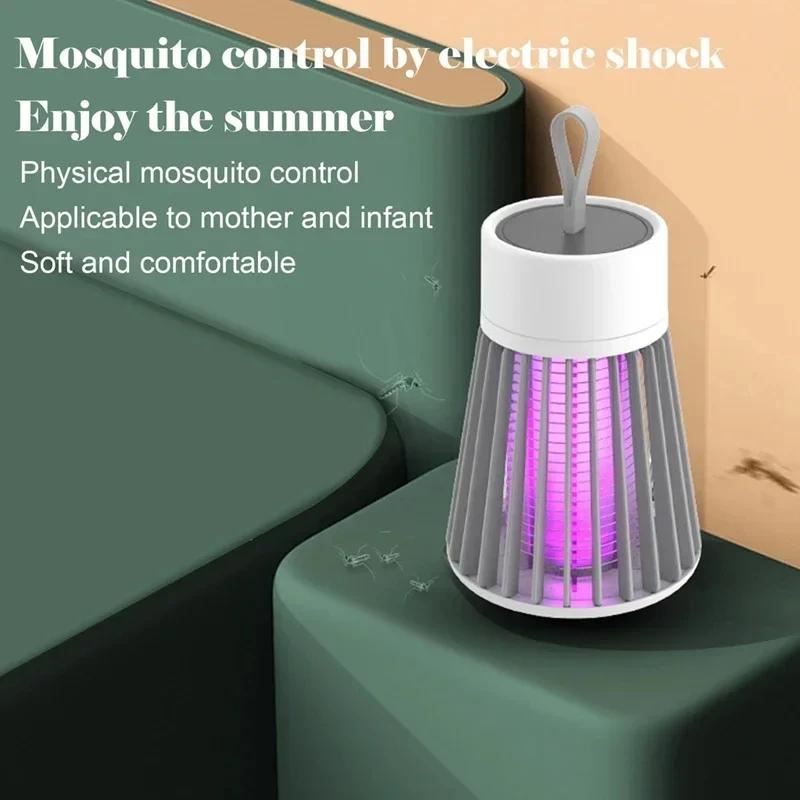 UV-Licht Elektrischer Mückenvernichter Insektenvernichter Wasserdicht Insektenfalle Tragbar für Schlafzimmer Terrasse Camping Outdoor Schädlingsbekämpfung