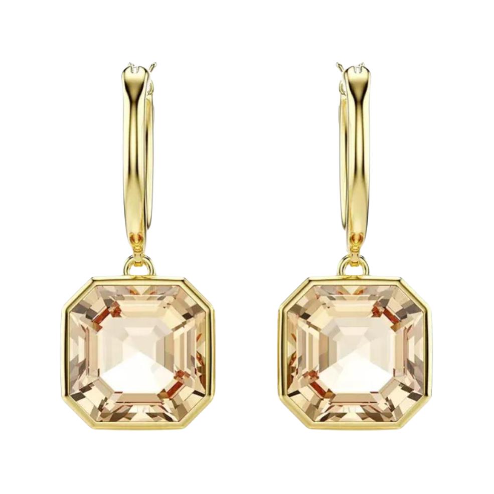 Swarovski Millenia Series Lucky Imitation Crystal Earrings Women earrings Caramel 5731148 Box (Random Color)