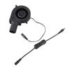12V 9733 Blower Fan Suitable For Grilling BBQ Wood Stove Outdoor Mobile Portable Air Collecting Duct Blower with Switching