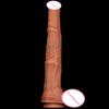 Extra Long Silicone Horse Hanging Penis for Men and Women Anal Plug Anal Plug for Masturbation Simulation Silicone Soft Penis