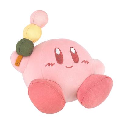 Sanei Boeki Kirby of the Stars Flauschige Japanische Kollektion Kirby Dreifarbiger Dango Plüschtier (S) B17 x T14 x H16cm Plüschtier KFW01