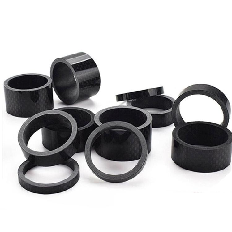 11pcs Professional Grades Headsets Spacers Collapse Mountain Bike Fork Spacers for Strengthen Bike Steering Stability