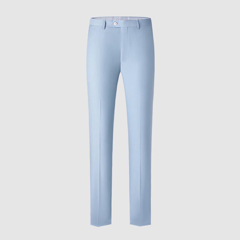 Men's Straight-Leg Business Casual Suit Pants