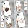 Kiss Cat Cute Kitten Cartoon Phone Case For iPhone 17 16 15 14 13 11 12 Pro Max Mini 15 16 Plus 16e 17 Air Cover Funda