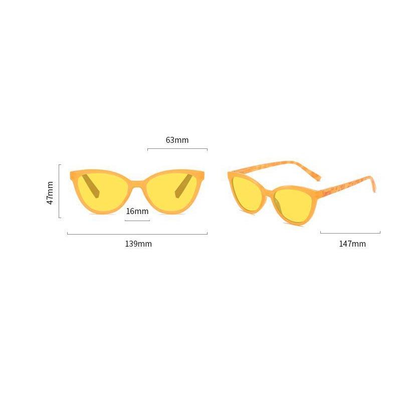 Personalized Cat Eye Night Vision Anti Blue Light Glasses for Men and Women Protect The Eyes for Computer Sports Game Goggles