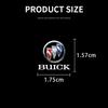 2/5/10Pcs Car Logo Sticker Central Control Decals Car Accessories For Buick Verano Velite Lesabre Riviera Avenir GL6 GL8 Envision Excelle