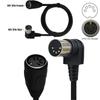 Double MIDI DIN 5PIN Extension Cable 90 Degree MIDI DIN Plug Cable  Microphone