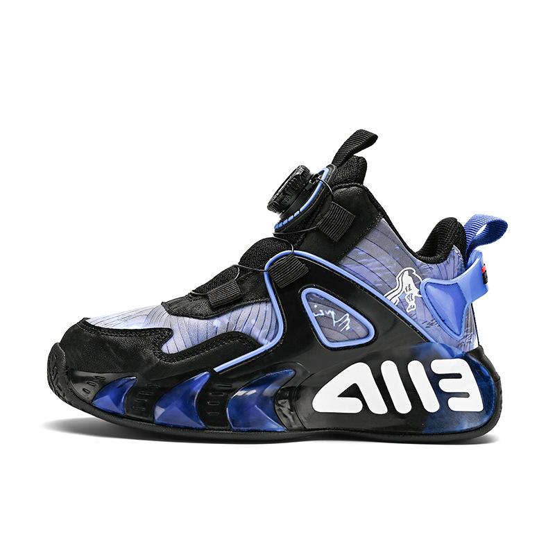 Classmate Boys Basketball Shoes Spring and Autumn New Non-slip Running Shoes Girls Actual Combat Wear-resistant Children's Soft-soled Sports Shoes