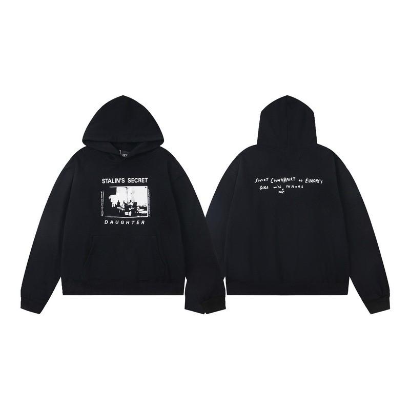 2025 Unisex Oversized Hooded Sweatshirt With Vintage Character Print Loose Fit Streetwear Casual Top