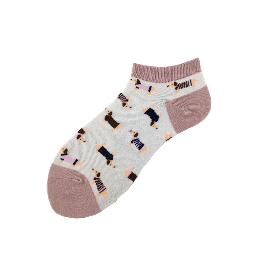 Animal Women Socks Colorful Cute Sausage Dog Cotton Cartoon Couple lady Girl Spring Summer Socks Support Zoo