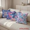 2D Heart-Themed Starry Pillowcases For Home Decor Pattern Cushion Cover Suitable For Sofa Bedroom Car Pillow Cover