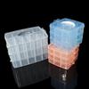 Three-Layer Transparent Plastic Storage Box for Ornaments, Toys, and Cosmetics