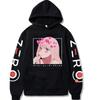 Darling In The Franxx Zero Two Hoodie Men Women Harajuku Pullover Street Wear Unisex Autumn Winter Plushed Sweater