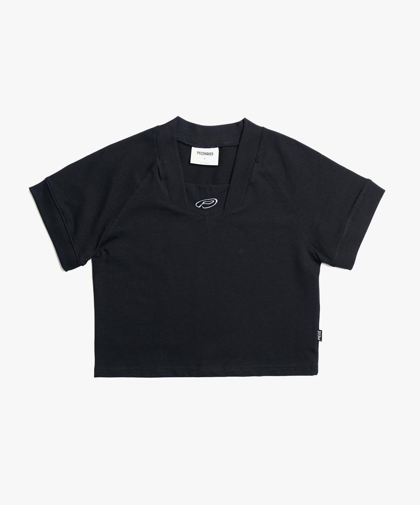 PEACE MAKER Ex Football Crop Tshirts (Black)