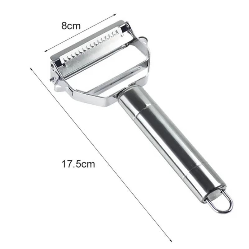 1Set Stainless Steel Plastic Rotate Potato Slicer Twisted Potato Spiral Slice Cutter Creative Vegetable Tool Kitchen Gadgets 3