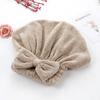 Coral Velvet Quick Dry Hair Hat Bath Cap Shower Head Super Absorbent Wrap Towel