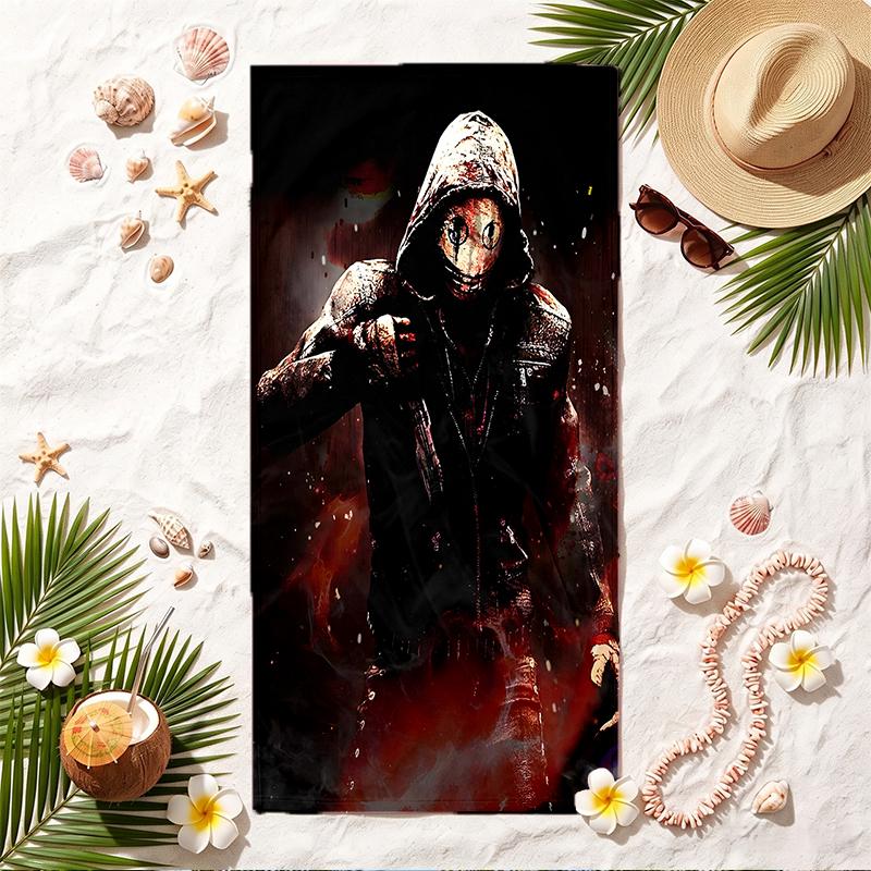 Dead by Daylight Soft Beach Towel Stylish Beach Pool Towel for Summer Seaside Vacation Travel