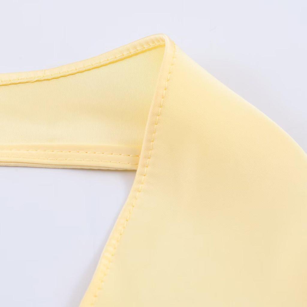 Spring 2026 European Style Women's Silk Satin Halter Neck Top