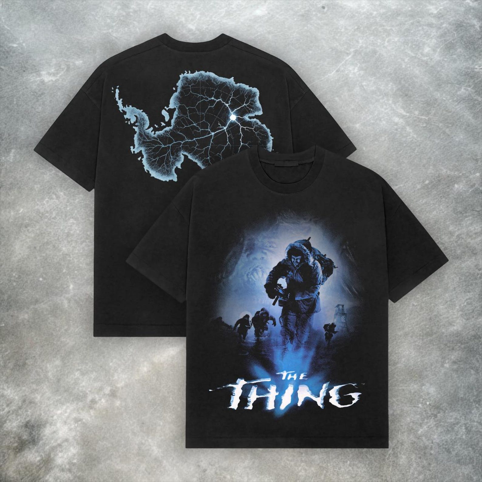 Retro John Carpenter s The Thing Tee: Vintage Horror Movie T-Shirt L