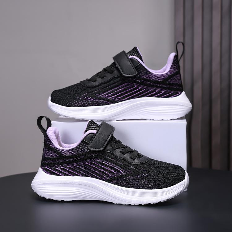 2025 Spring and Autumn New Wear-resistant Children's Mesh Shoes Breathable Classmates Girls 6-12 Years Old Sports Shoes Medium and Older Childre