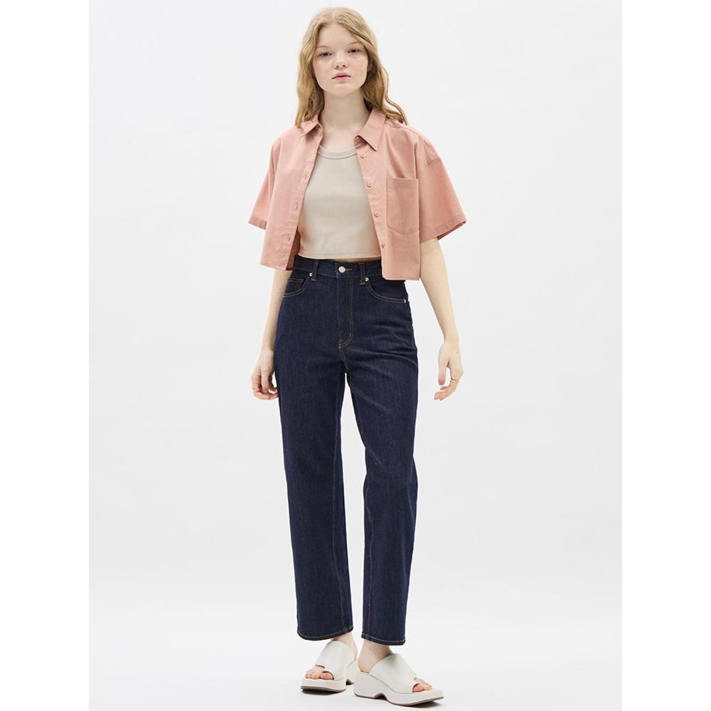 

Gu By Uniqlo High Rise Straight Jeans Standard Length 70.0 To 74.0 Cm 01 OFF WHITE/3XL