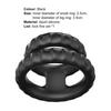Durable Penis Ring Comfortable To Wear Skin-friendly Portable Dildo Foreskin Delay Double Ring for Bathroom