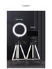 3110 Aluminum Alloy Silver Tripod for Mobile Phone Live Broadcasting, Fishing, and Thermometer Setup