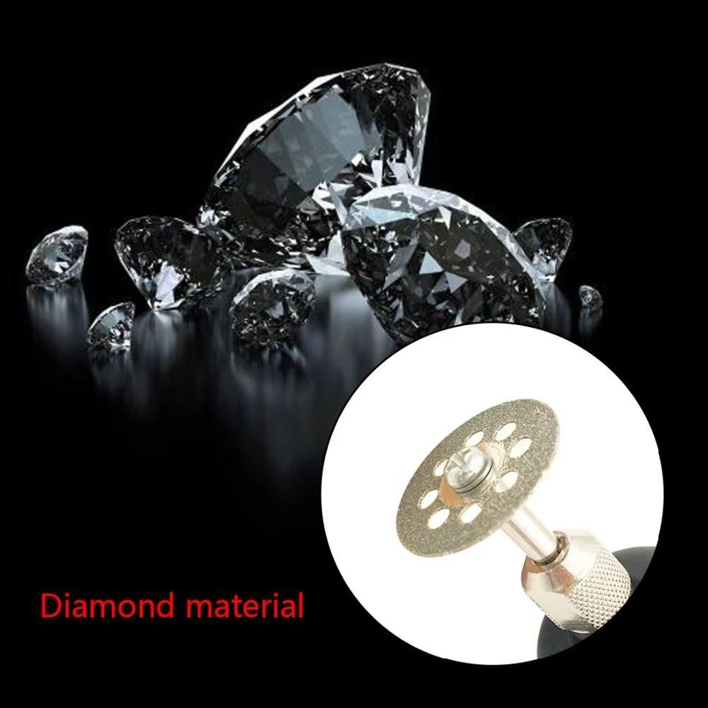 12Pcs with Mandrel Diamond Cutting Disc 22mm Diameter Circular Saw Blade  Metal Cutting
