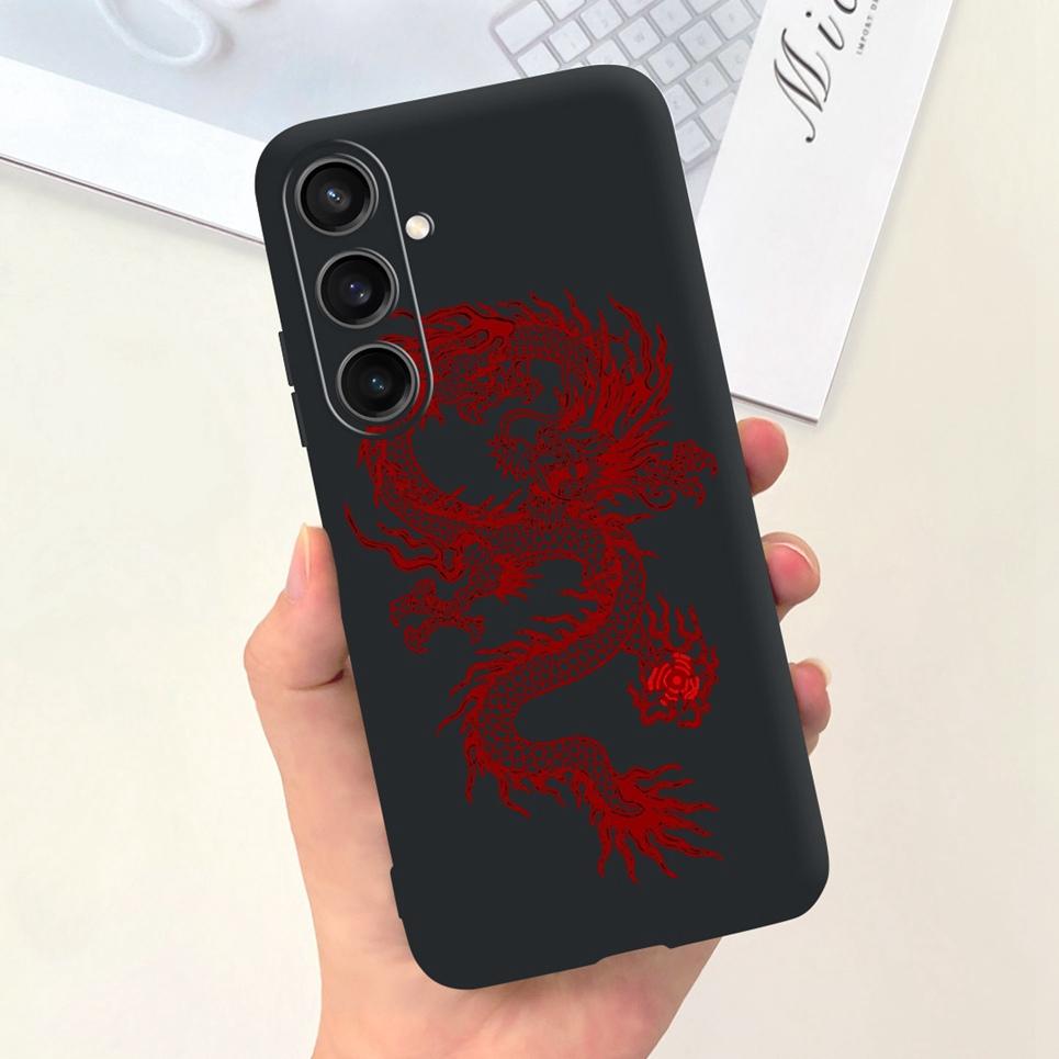 For Huawei Samsung Galaxy M15 F15 Back Cover Soft Matte Liquid Silicone Funda Samsung F15 Coque Astronaut Dinosaur Housing