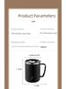 Stainless Steel Double-Layer Coffee Mug with Lid and Handle - Colorful and Portable Travel Mug