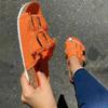 Fringed Slippers, Women's, Outerwear, Soft Belt Buckle, Canvas Shoes, Breathable Flip-flops